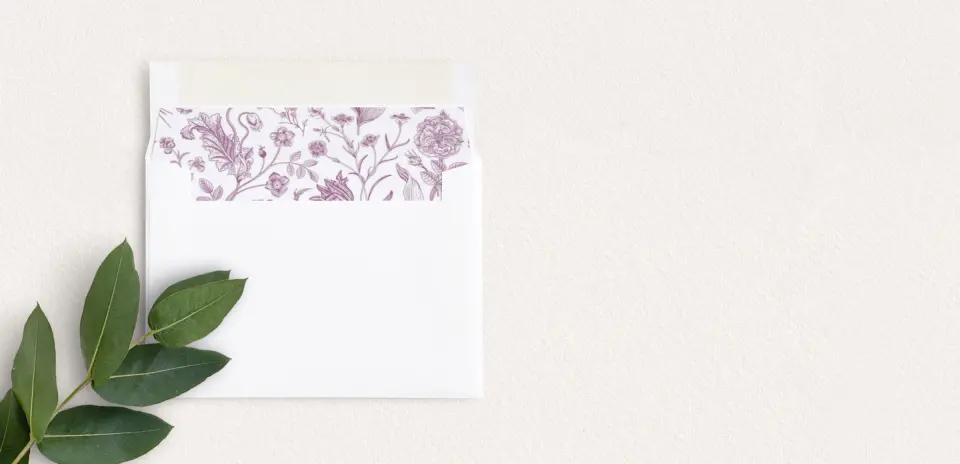 Envelope Liner inside Envelope