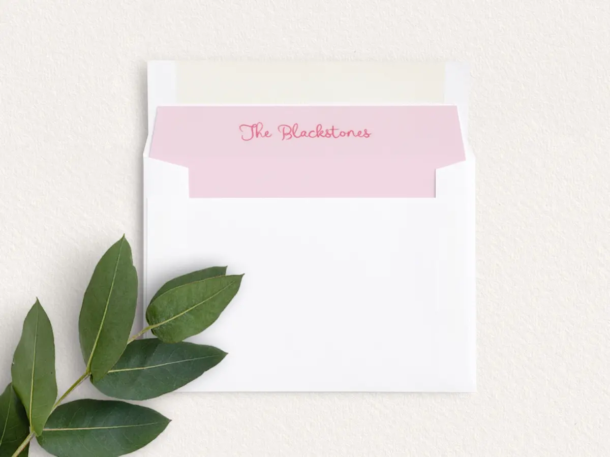 Envelope Liner inside Envelope