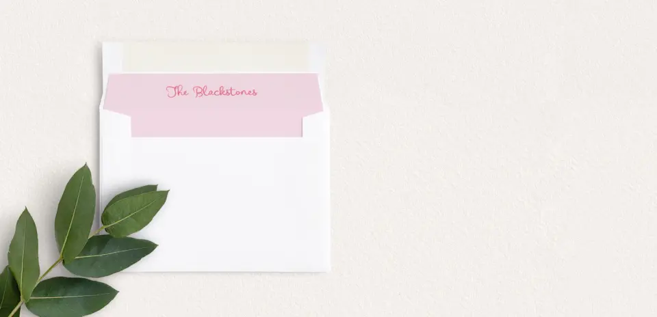 Envelope Liner inside Envelope