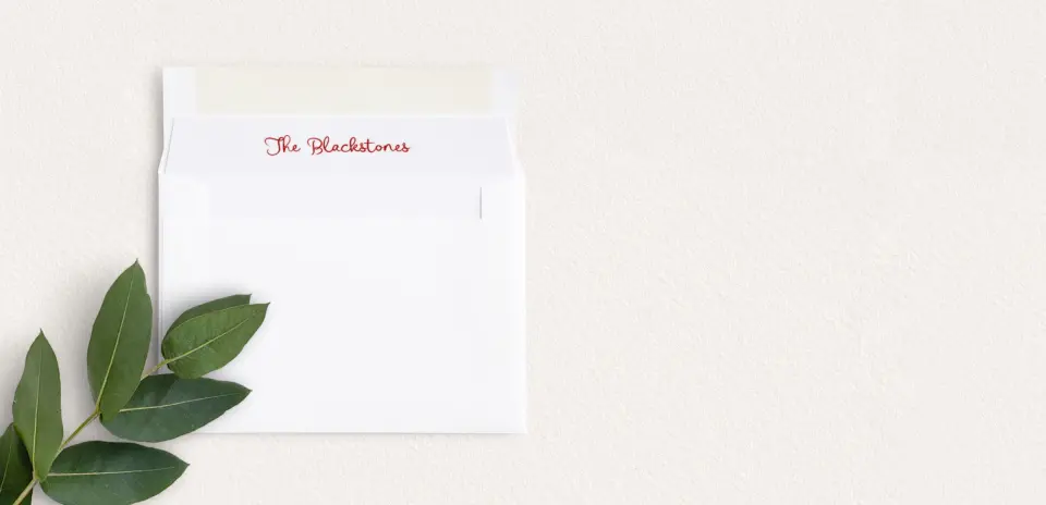Envelope Liner inside Envelope