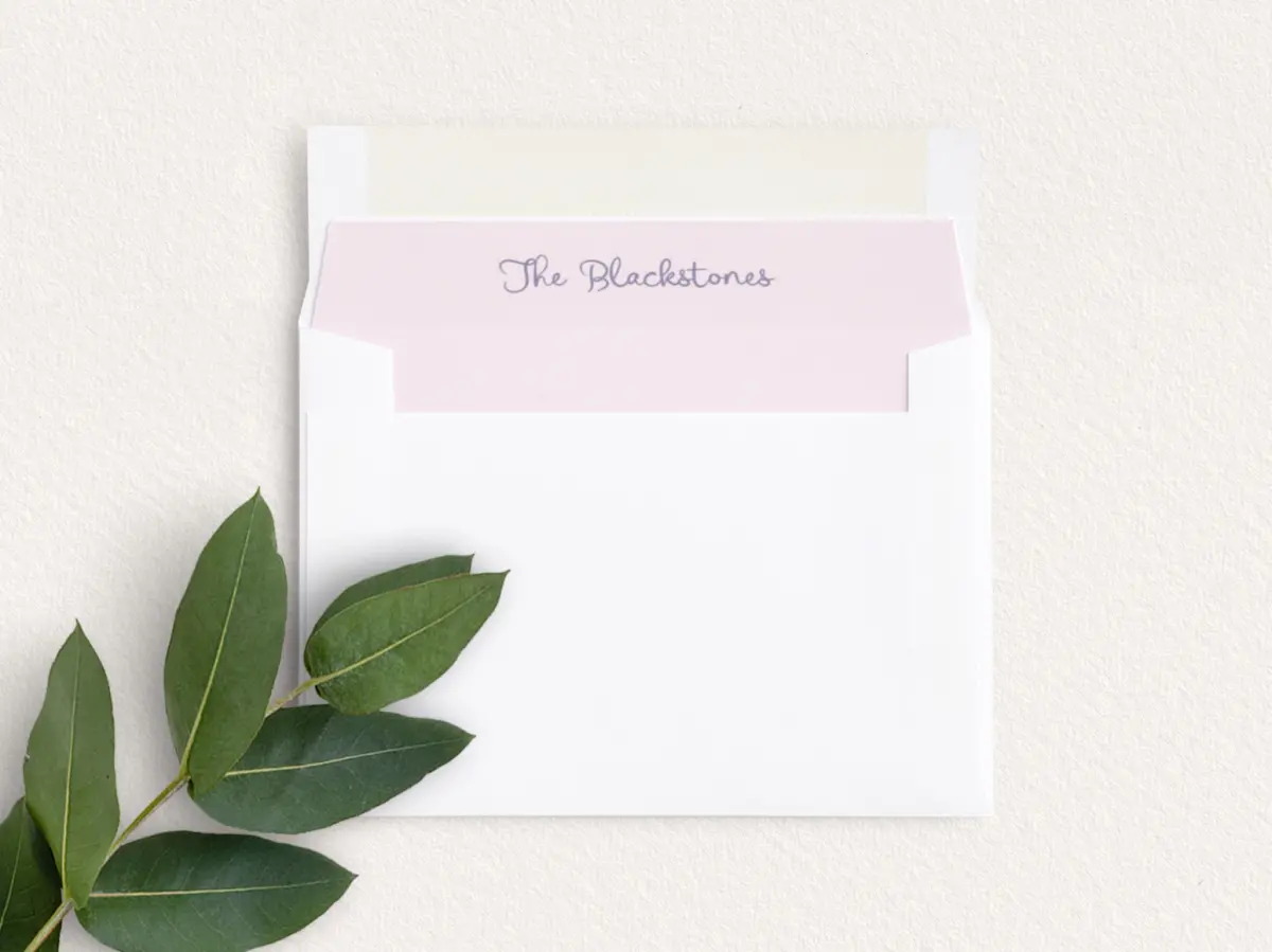 Envelope Liner inside Envelope
