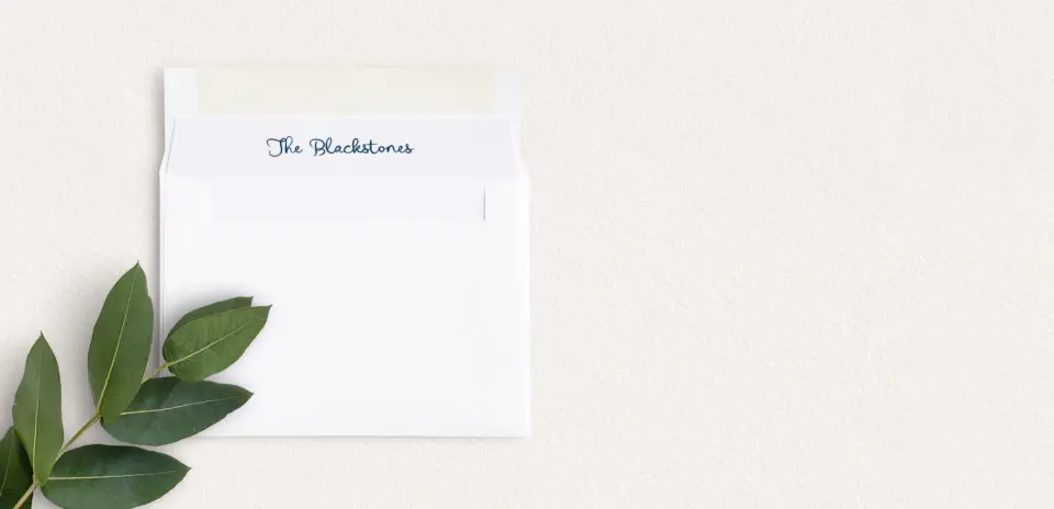 Envelope Liner inside Envelope