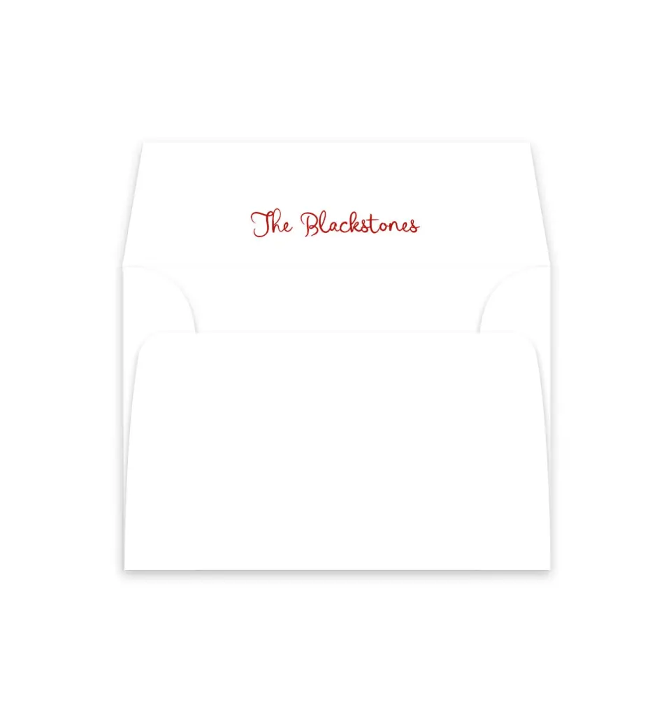This is a  4⅞" x 4.563" Envelope Liners (ELM) called Love Birds printed in full color