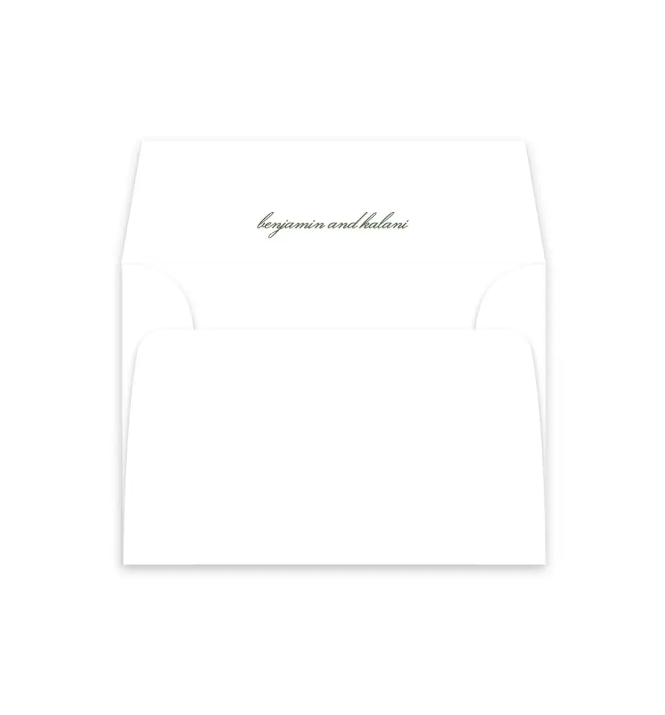 This is a  4⅞" x 4.563" Envelope Liners (ELM) called Aloha Amore printed in full color
