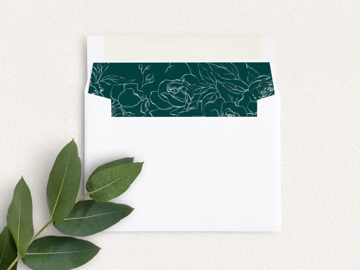 Envelope Liner inside Envelope