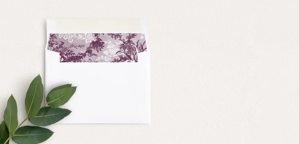 Envelope Liner inside Envelope