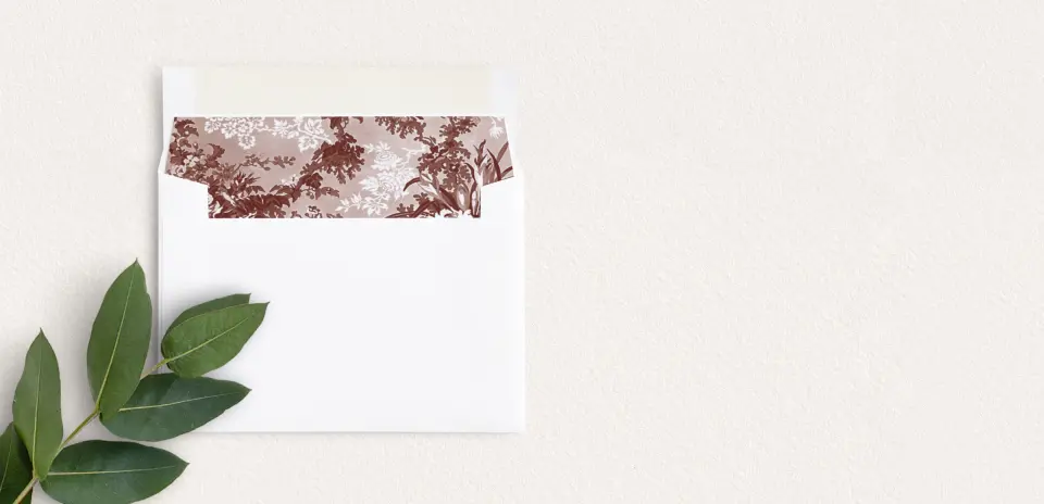 Envelope Liner inside Envelope