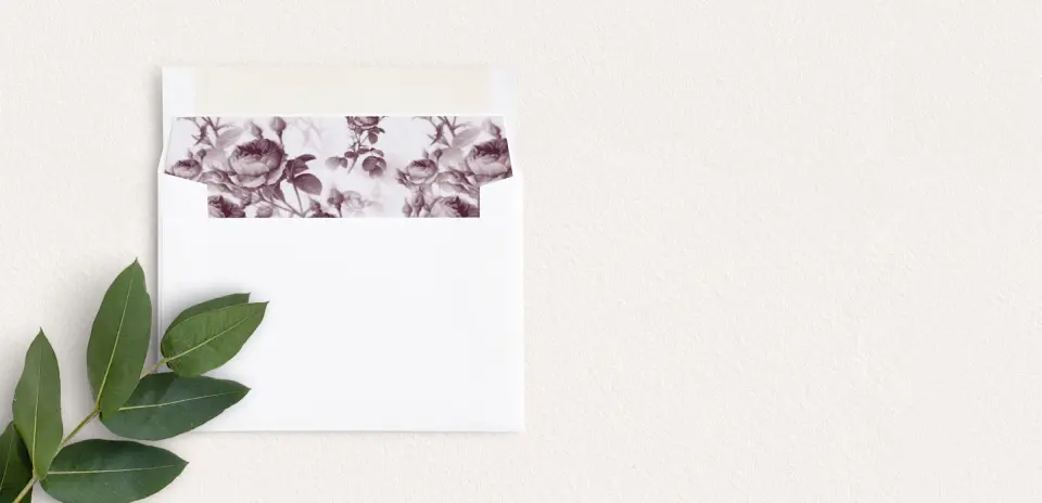 Envelope Liner inside Envelope