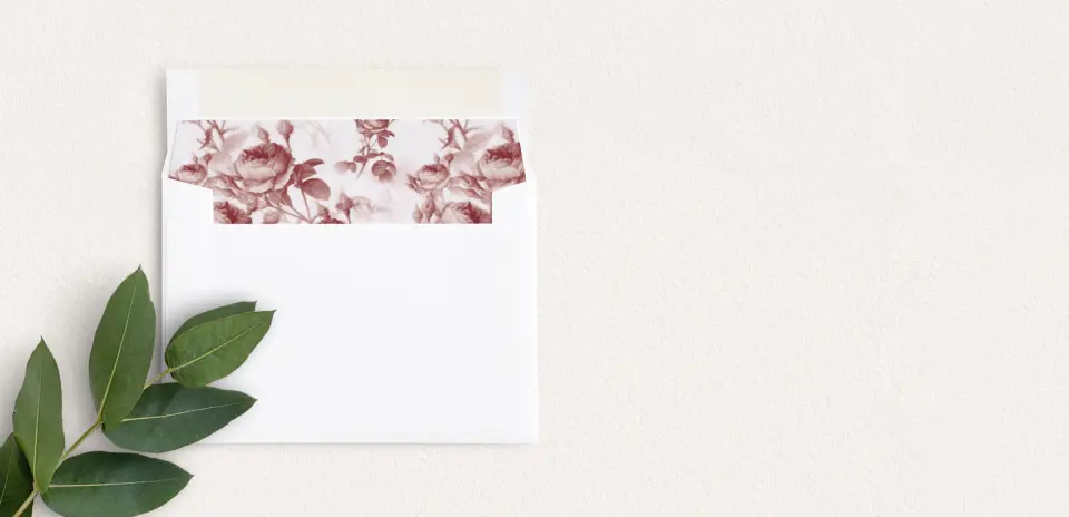 Envelope Liner inside Envelope