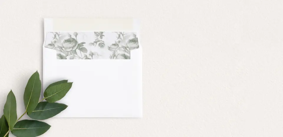 Envelope Liner inside Envelope
