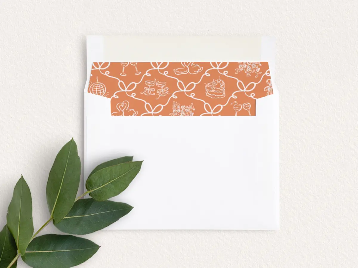 Envelope Liner inside Envelope