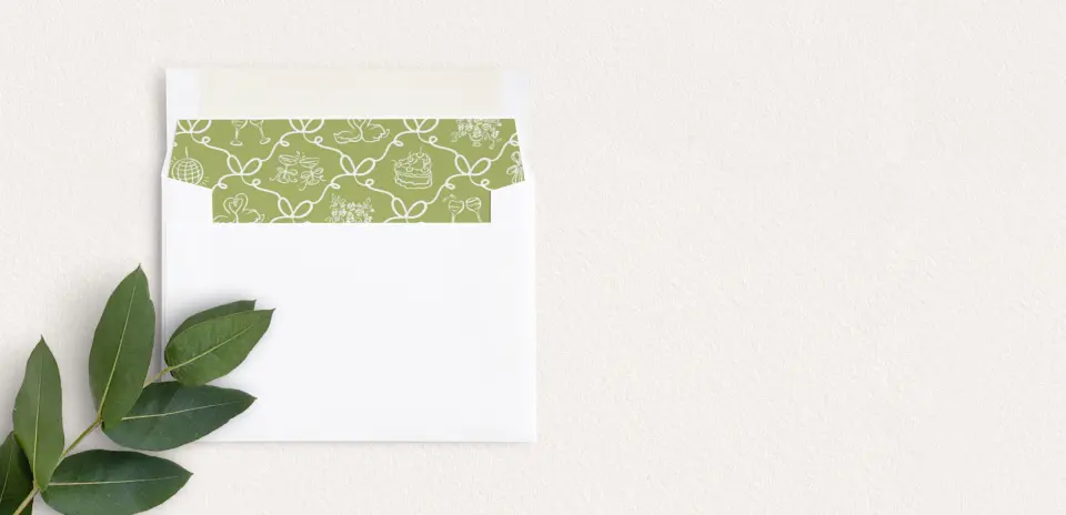 Envelope Liner inside Envelope