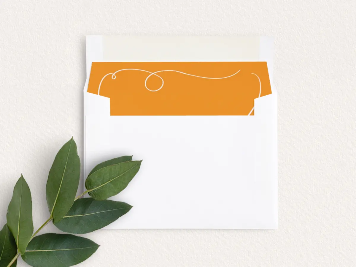 Envelope Liner inside Envelope