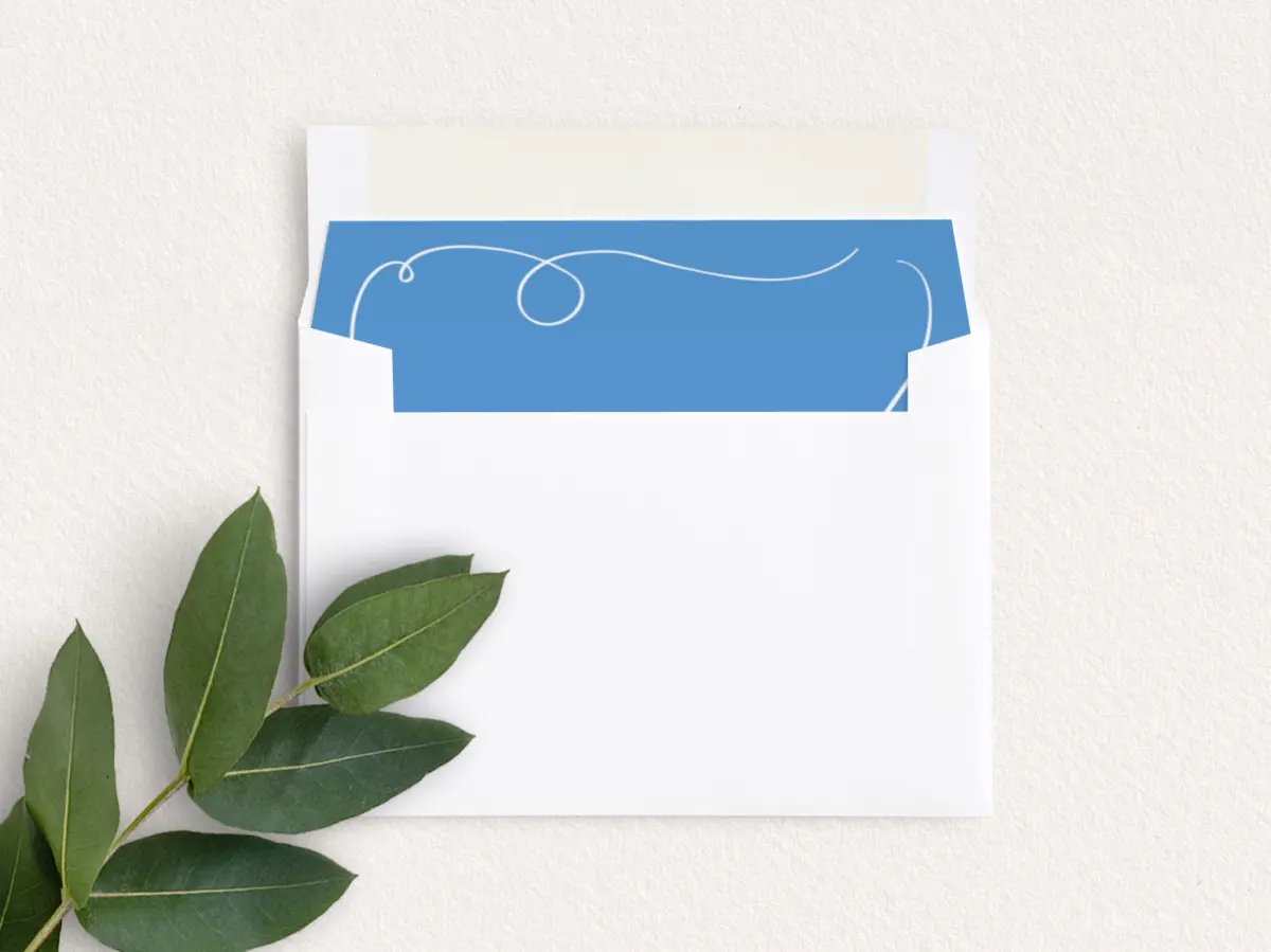 Envelope Liner inside Envelope
