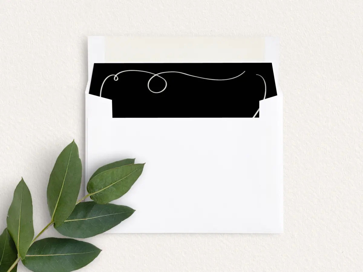 Envelope Liner inside Envelope