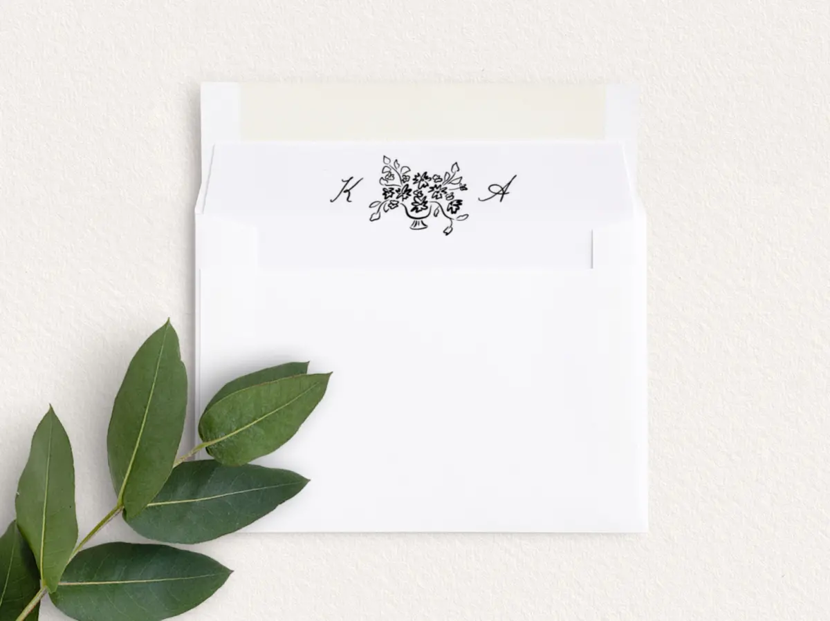 Envelope Liner inside Envelope