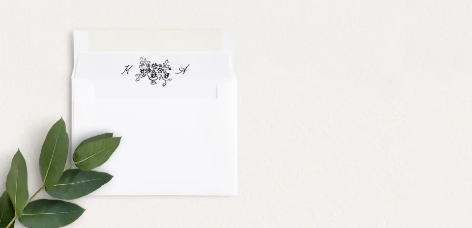 Envelope Liner inside Envelope