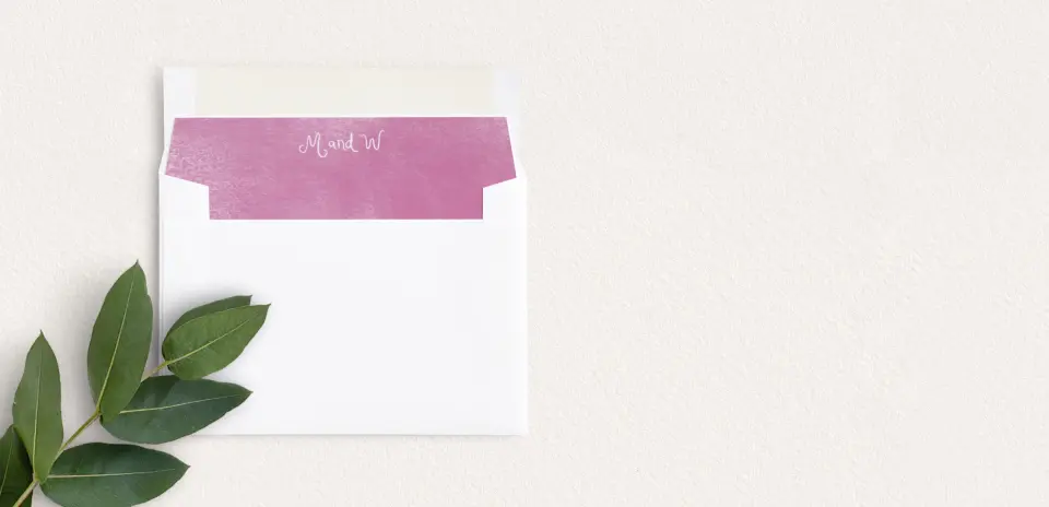 Envelope Liner inside Envelope