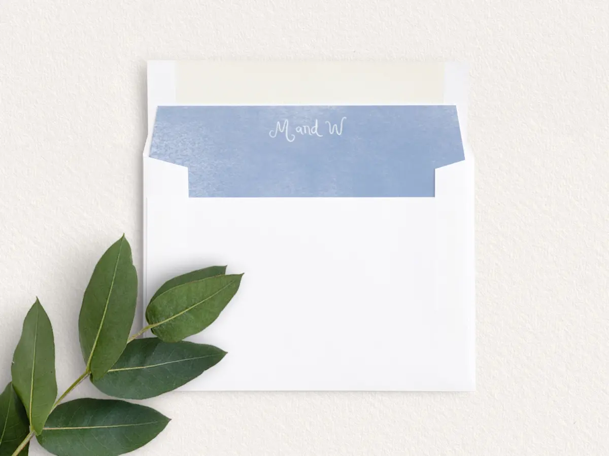 Envelope Liner inside Envelope