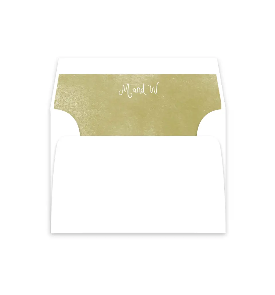 This is a  4⅞" x 4.563" Envelope Liners (ELM) called Whimsical Garden printed in full color