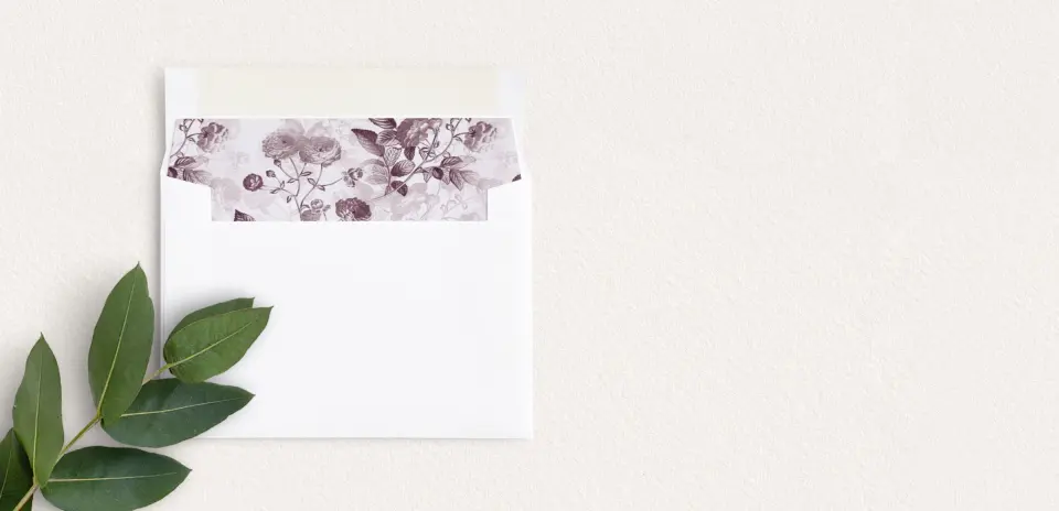 Envelope Liner inside Envelope