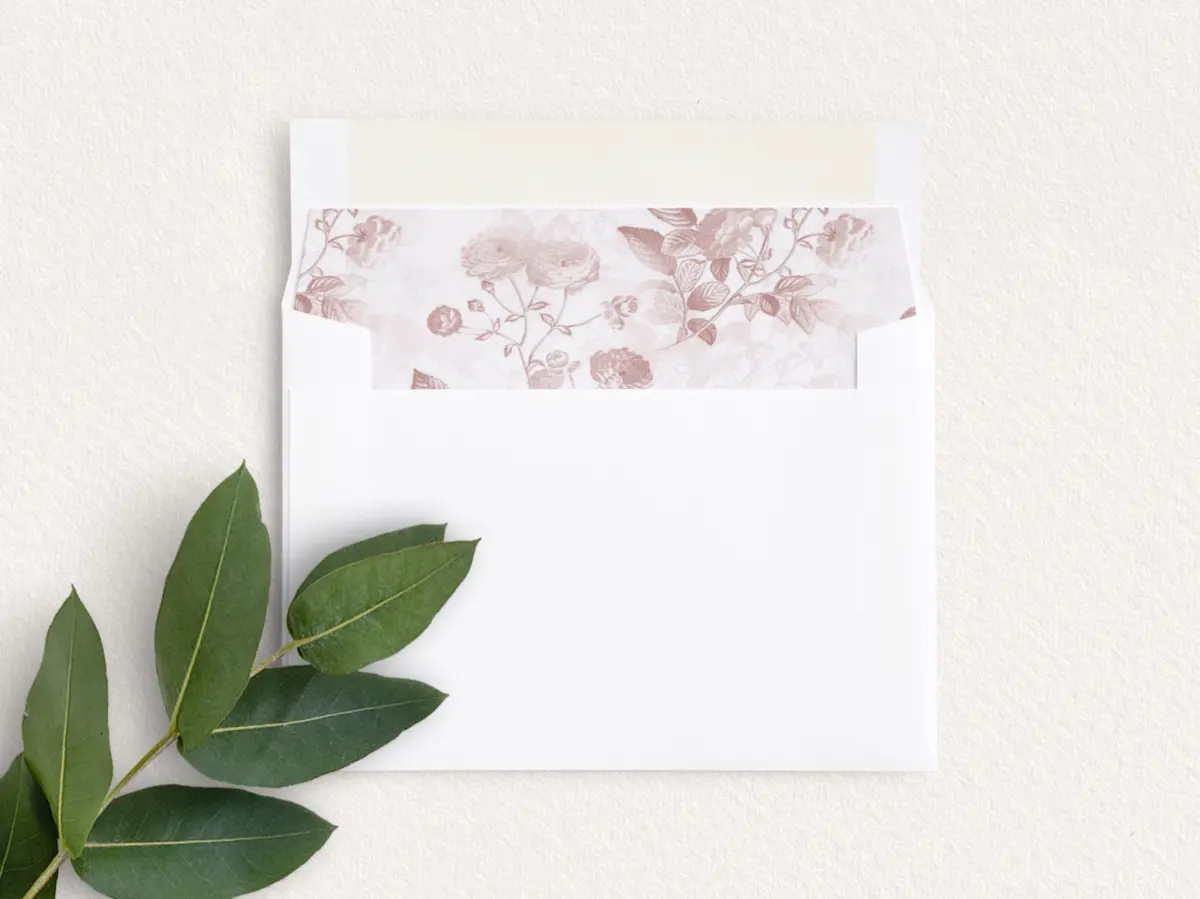 Envelope Liner inside Envelope