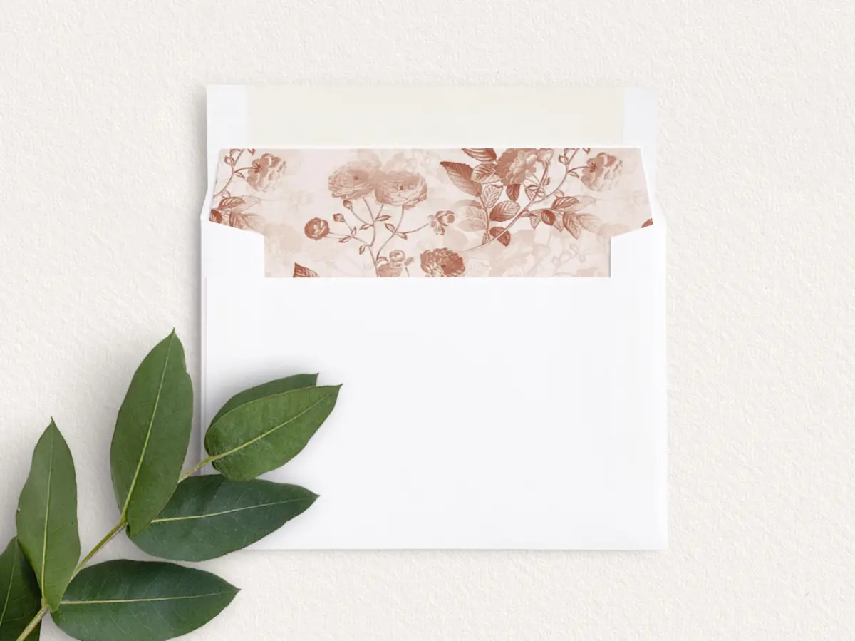 Envelope Liner inside Envelope