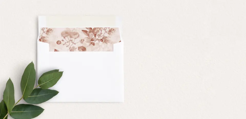 Envelope Liner inside Envelope