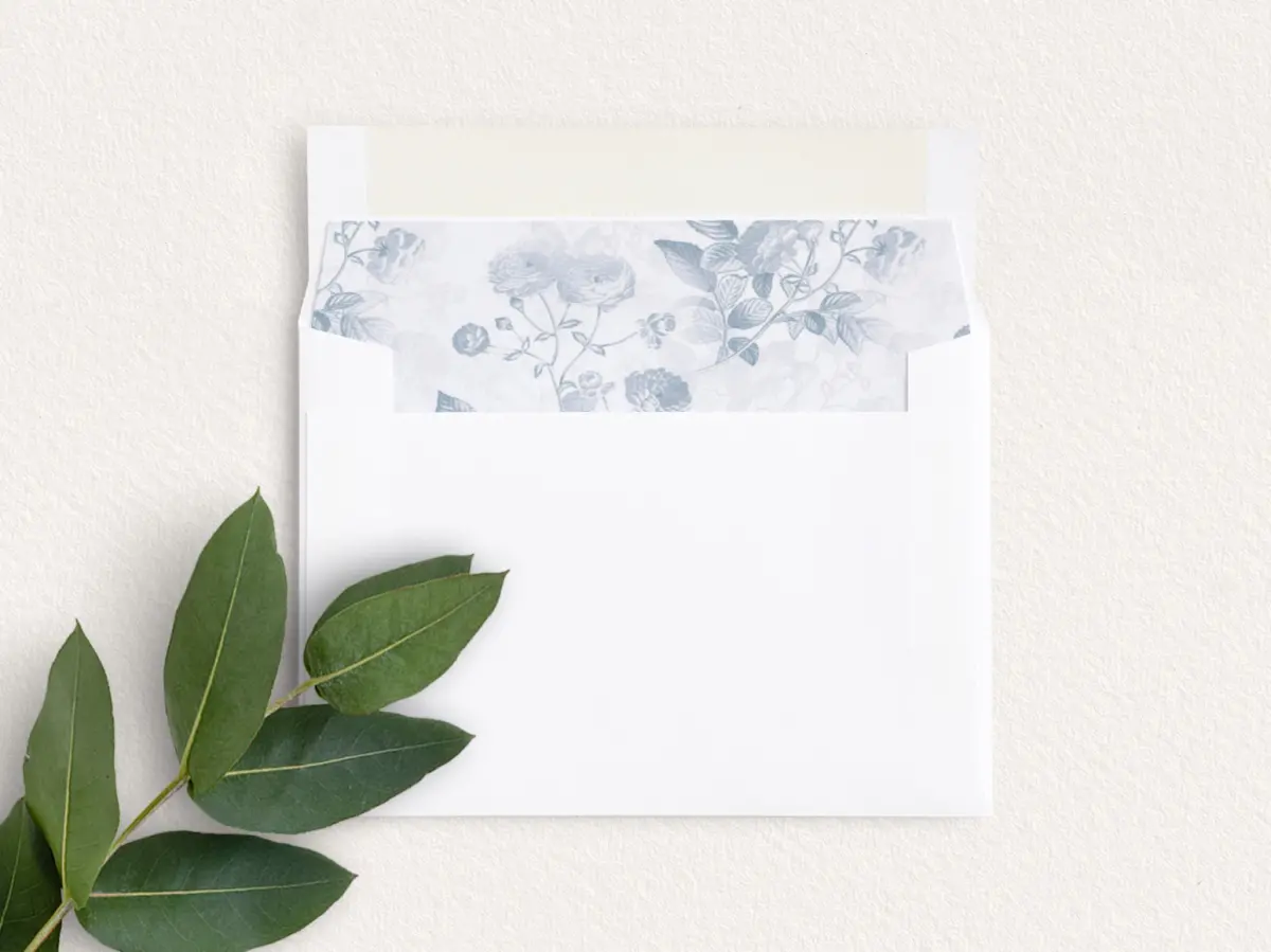 Envelope Liner inside Envelope