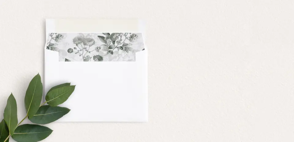 Envelope Liner inside Envelope