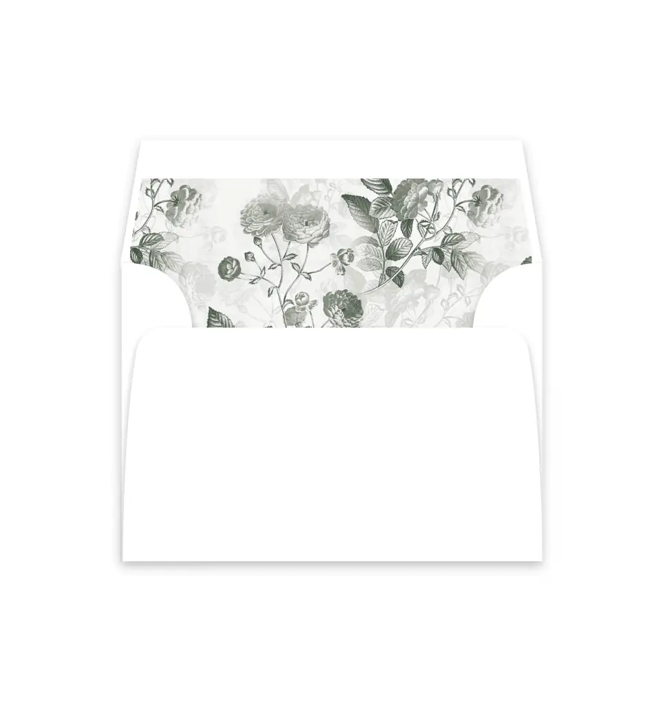 This is a  4⅞" x 4.563" Envelope Liners (ELM) called The Adaline printed in full color