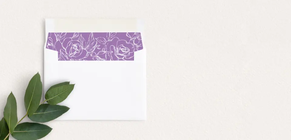 Envelope Liner inside Envelope
