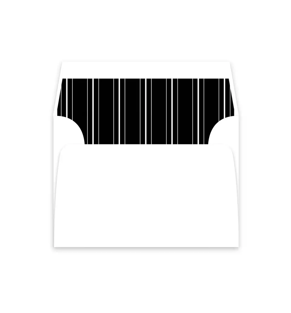 This is a  4⅞" x 4.563" Envelope Liners (ELM) called Elegant Tradition printed in full color