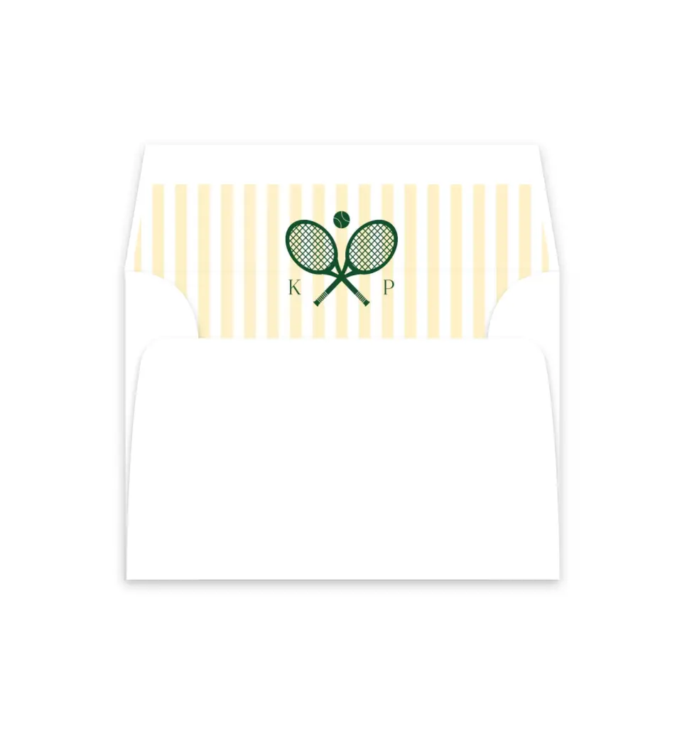 This is a  4⅞" x 4.563" Envelope Liners (ELM) called A Perfect Match printed in full color