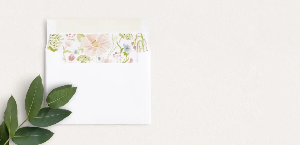 Envelope Liner inside Envelope