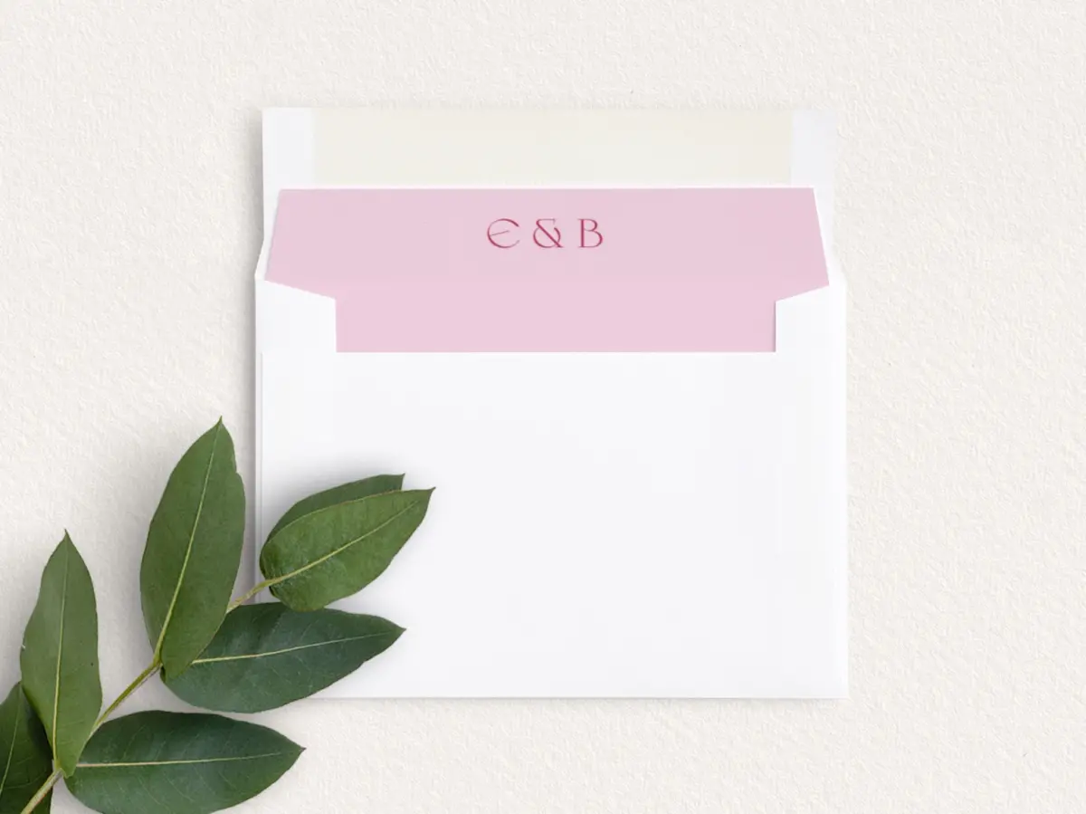 Envelope Liner inside Envelope