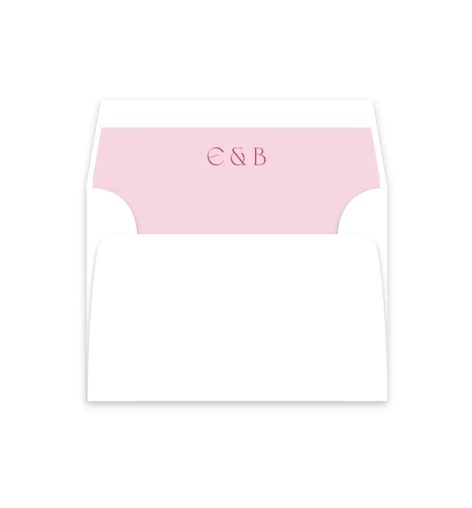This is a  4⅞" x 4.563" Envelope Liners (ELM) called Water Lily printed in full color