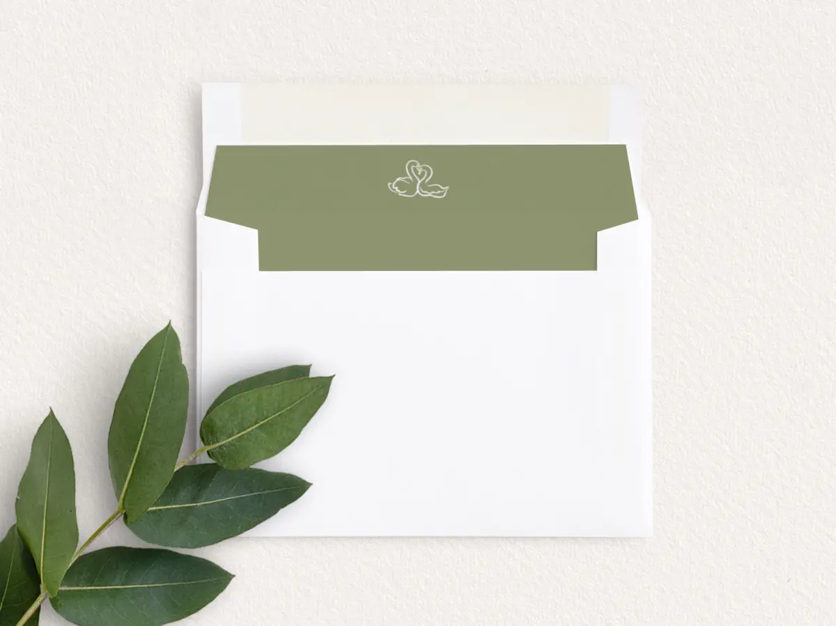 Envelope Liner inside Envelope