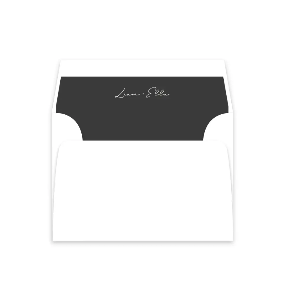 This is a  4⅞" x 4.563" Envelope Liners (ELM) called Locket of Love printed in full color
