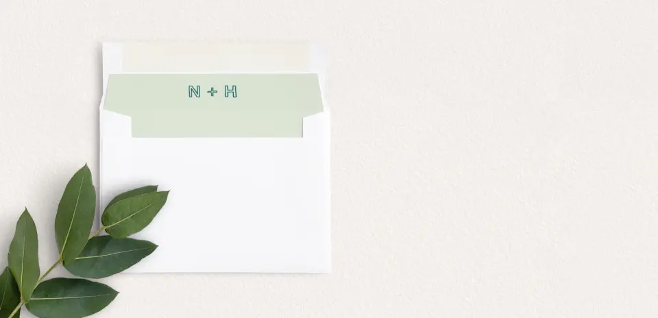 Envelope Liner inside Envelope