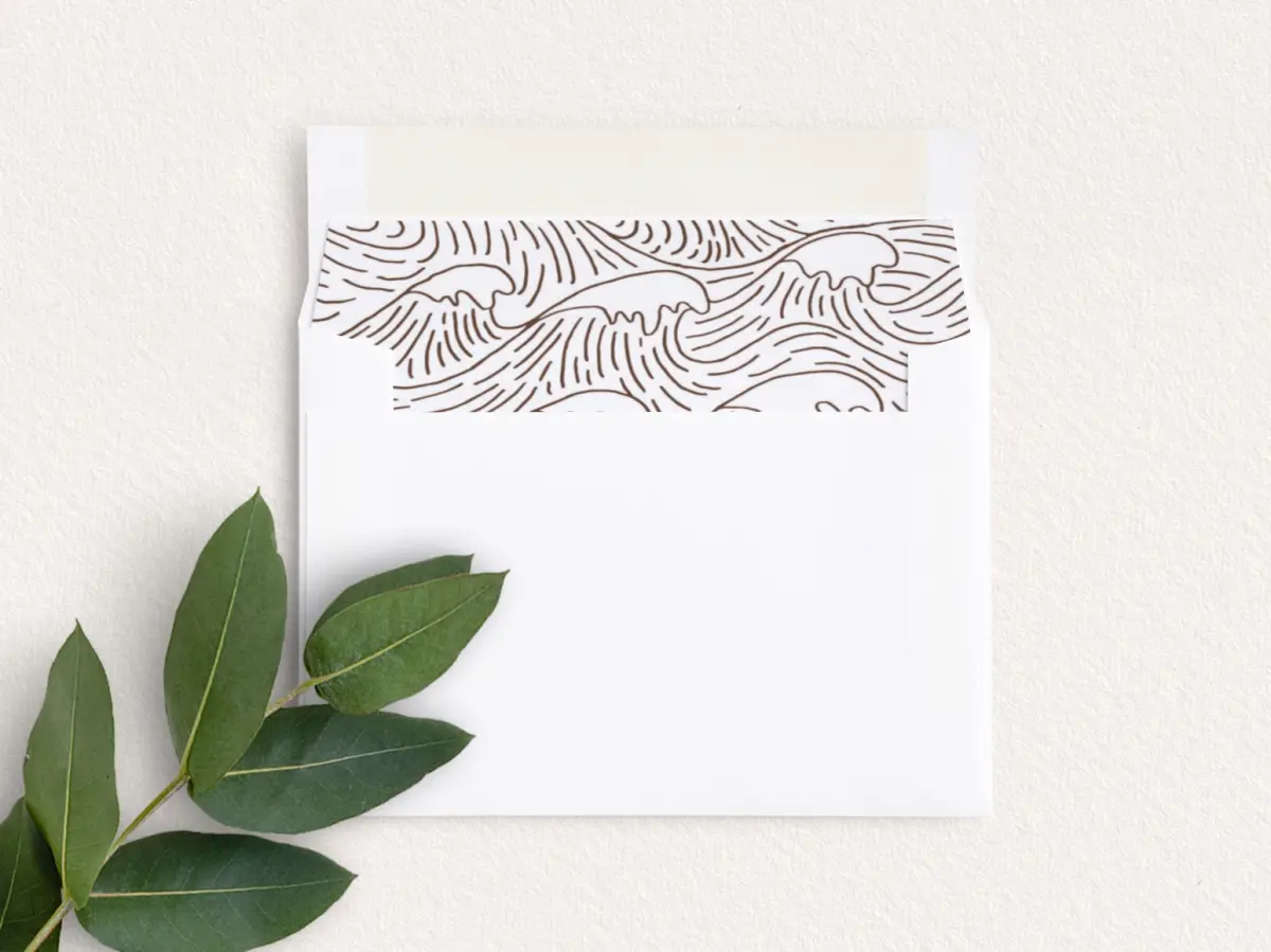 Envelope Liner inside Envelope