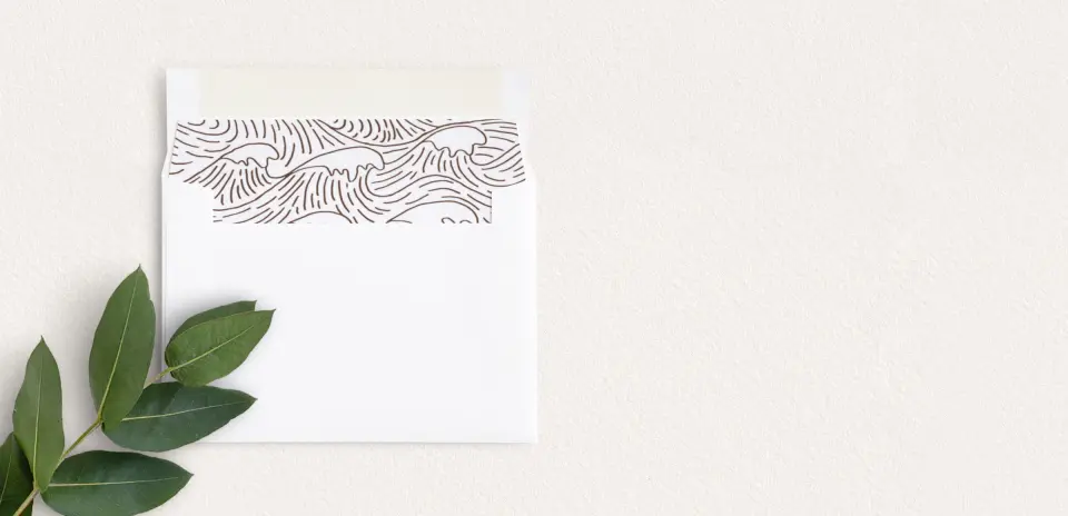 Envelope Liner inside Envelope
