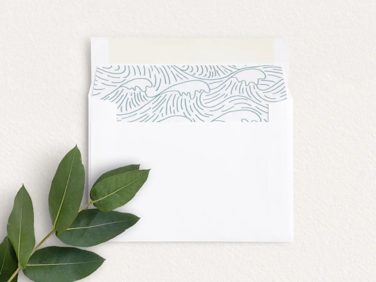 Envelope Liner inside Envelope