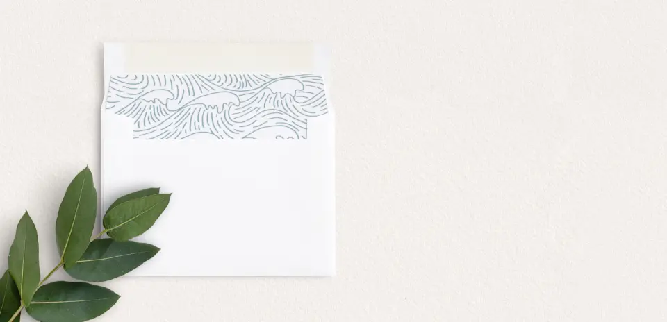 Envelope Liner inside Envelope