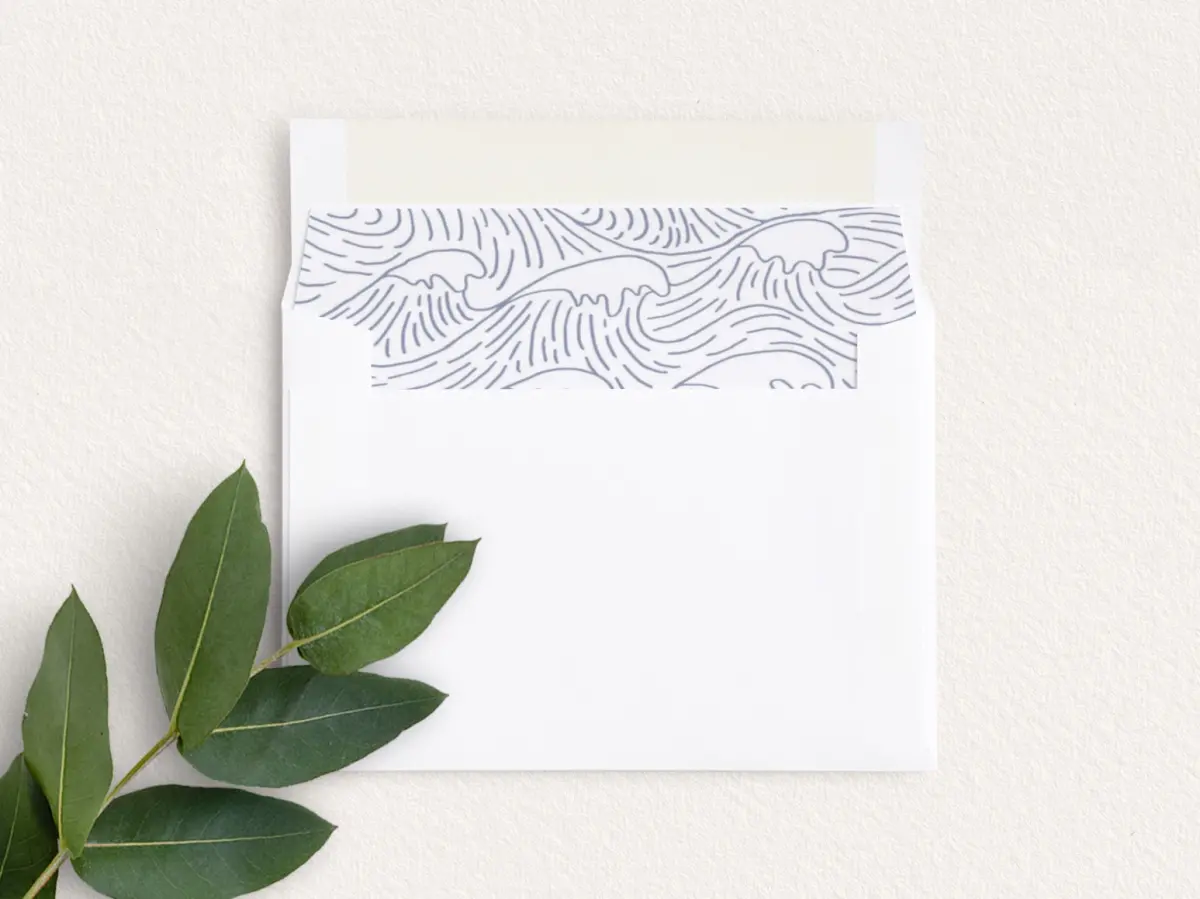 Envelope Liner inside Envelope