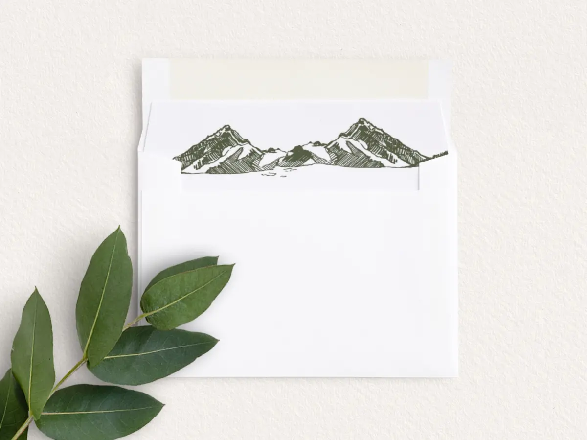Envelope Liner inside Envelope