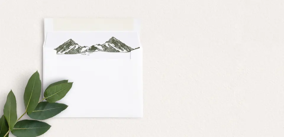 Envelope Liner inside Envelope