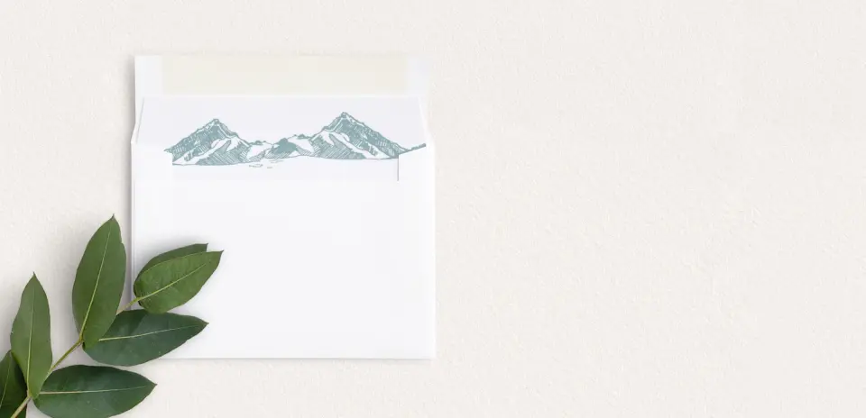 Envelope Liner inside Envelope
