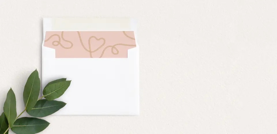 Envelope Liner inside Envelope