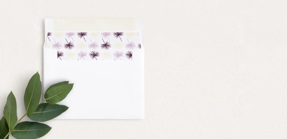 Envelope Liner inside Envelope